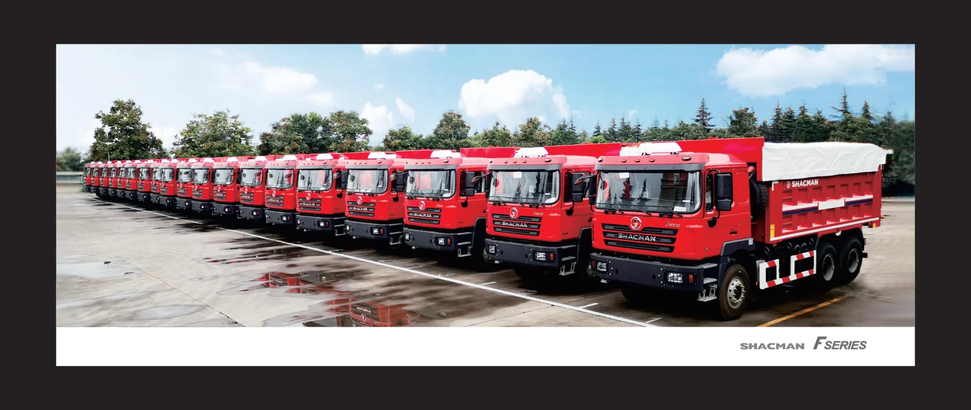 F-series dump truck fleet