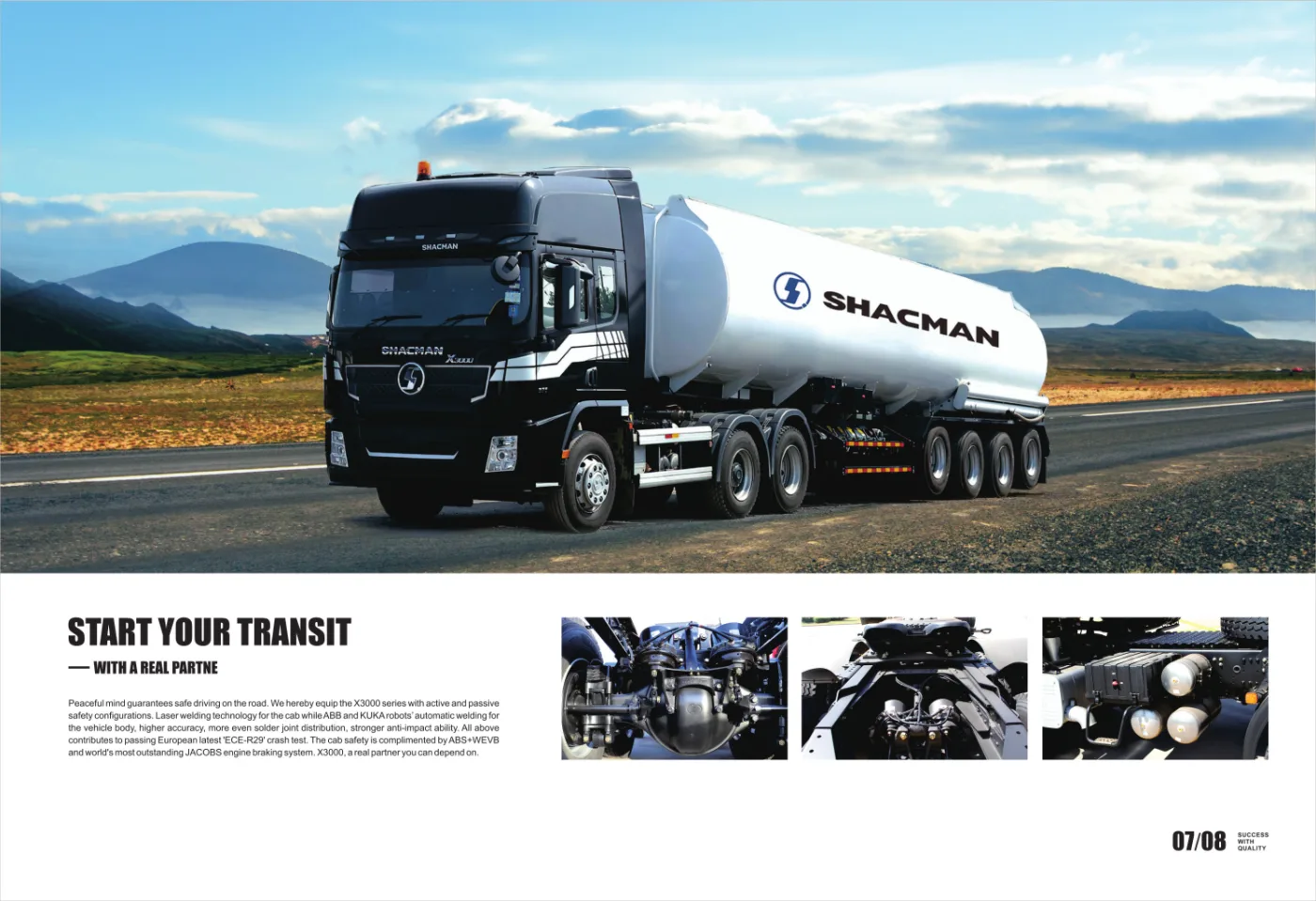 X3000 with tanker trailer